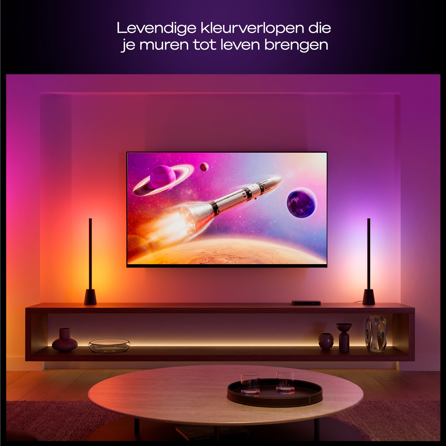 PHILIPS HUE Lampe de table LED Play divertissement lumière blanche — free download
