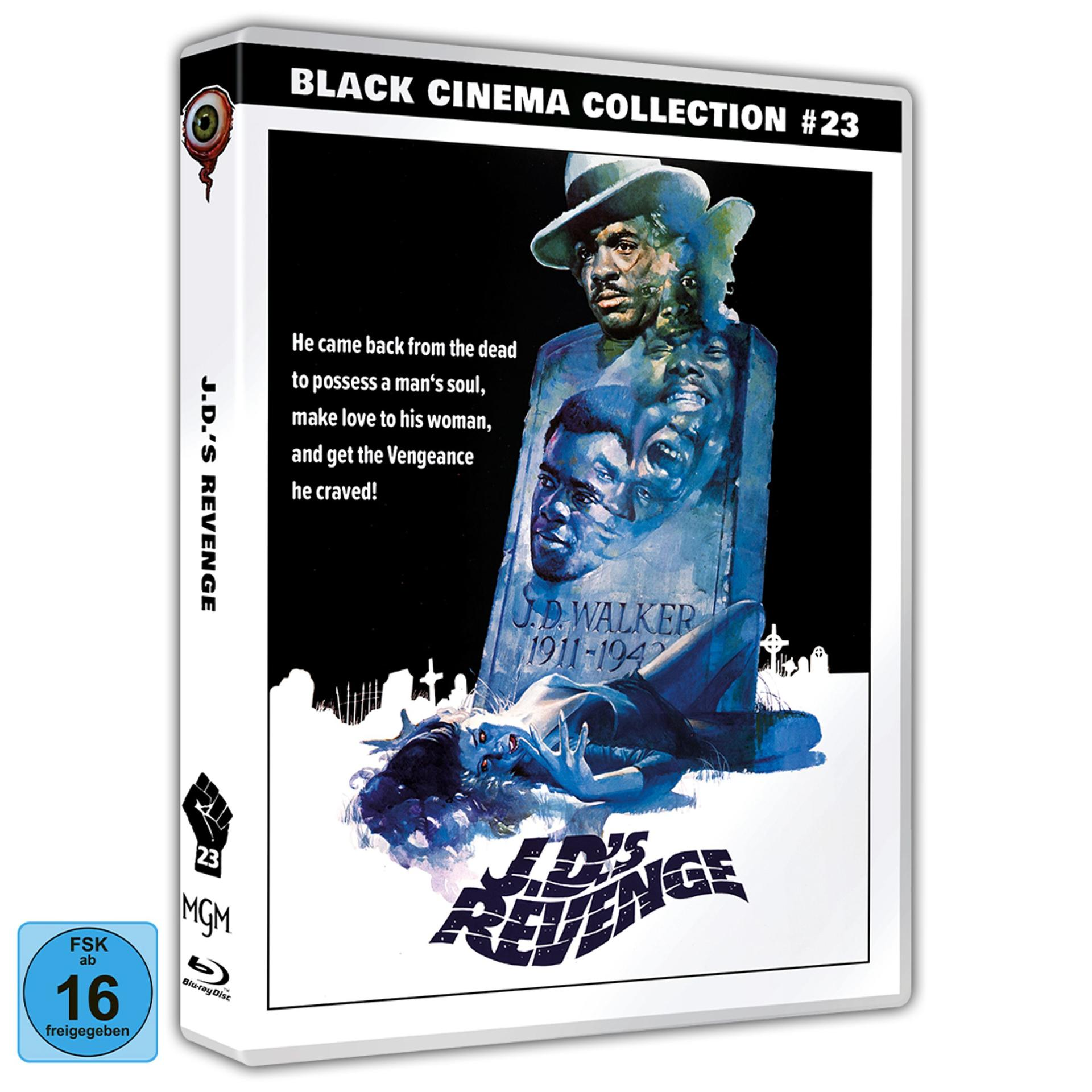 Filmcover mit Grabstein, Toten und Text. FSK 16.