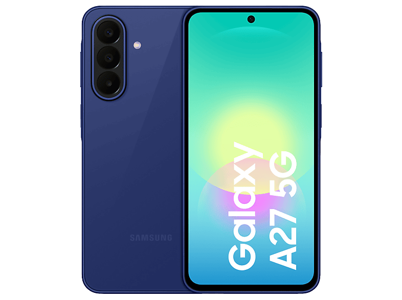 Móvil – Samsung Galaxy A27 5G, Azul, 128 GB, 6 GB RAM, 6.7″ FHD+ Super AMOLED, Qualcomm Snapdragon Gen 3, 5000 mAh, Android 16