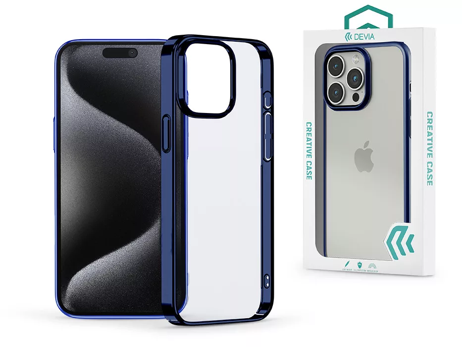 DEVIA Apple iPhone 15 Pro Max Glimmer Series tok, kék (ST389702)