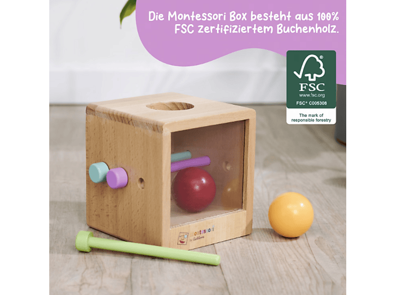 Eichhorn Montessori Box mit Kugeln Box mit Kugeln, Mehrfarbig — Foto 4 von 5