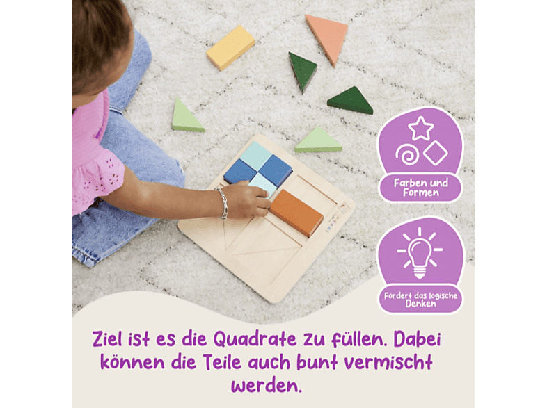 Eichhorn Montessori Formen Puzzle (Ab 2 Jahren) — Foto 2 von 5