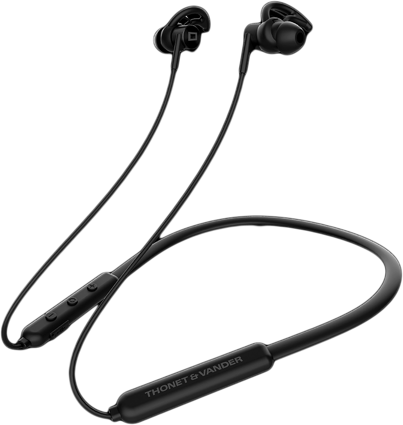 THONET & VANDER VR100 Sport vezeték nélküli fülhallgató mikrofonnal, Bluetooth, fekete (HK096-03562)