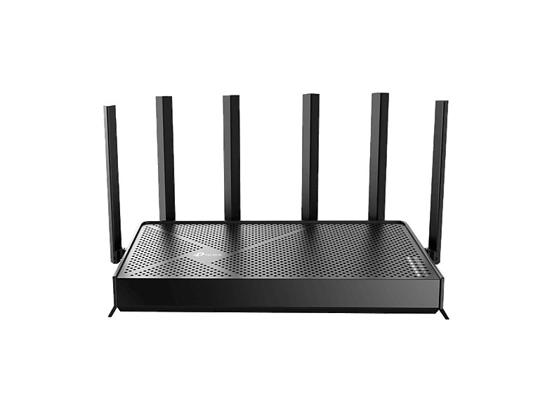 Router - TP-Link Archer BE400, 6500 Mbit/s, MU-MIMO, Wi-Fi 7 de doble banda a 6.5 Gbps, WiFi 7, 6 Antenas, Negro