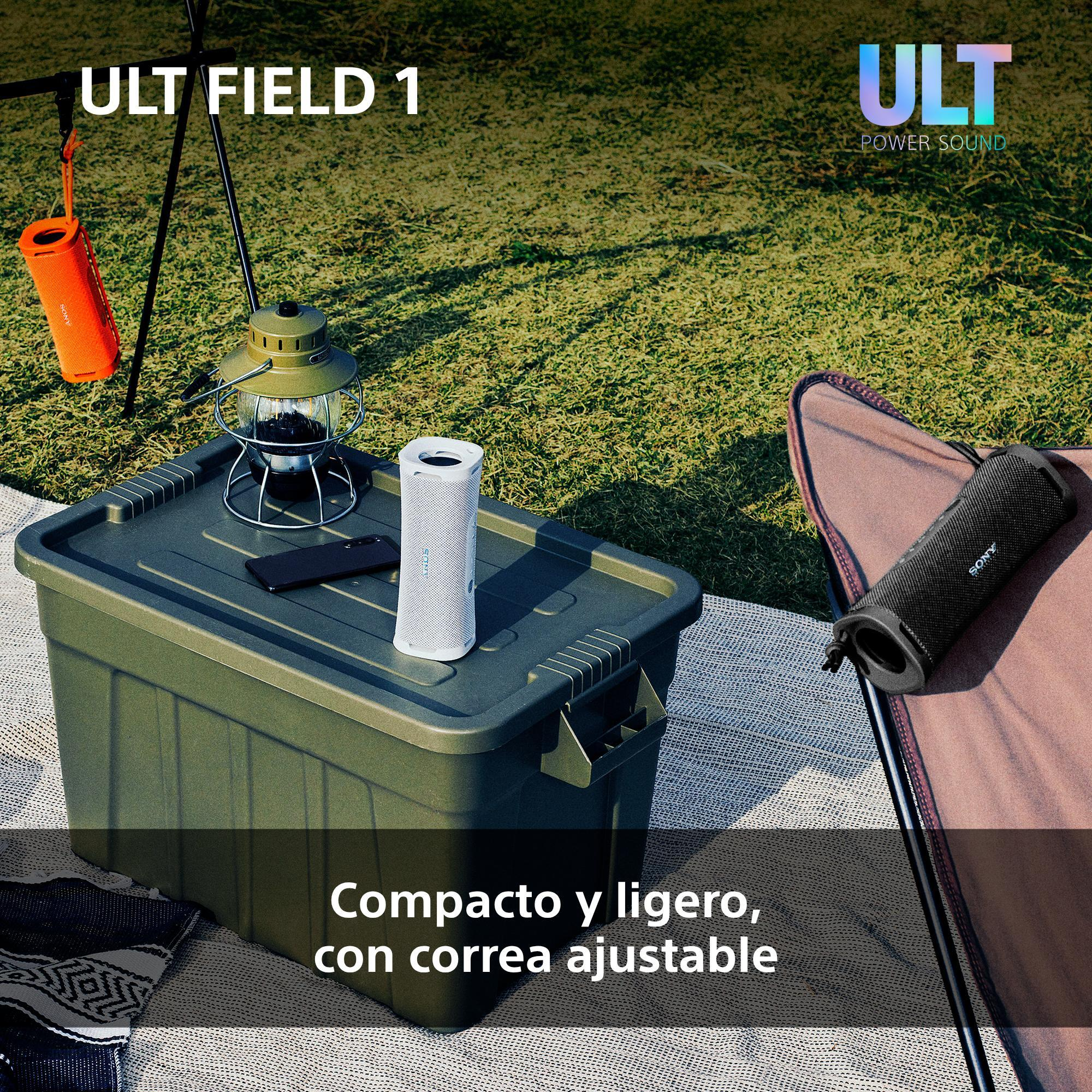 Compacto y ligero, con correa ajustable.