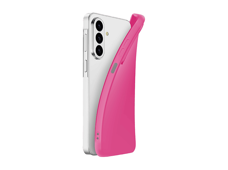Funda móvil - CellularLine Chroma, Para Samsung Galaxy A27, Flexible, Rosa