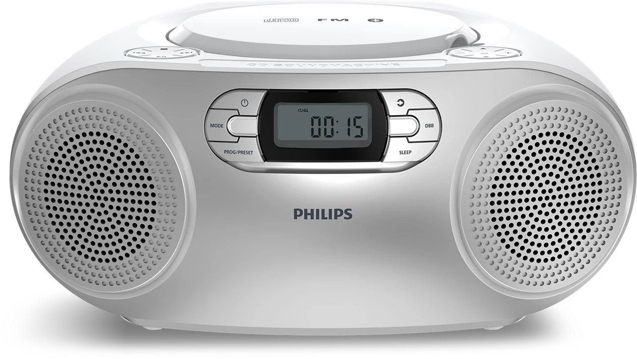 PHILIPS TAZ2000S/10 CD rádió, Ezüst