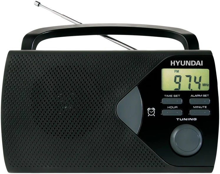 HYUNDAI PR200B táskarádió, fekete