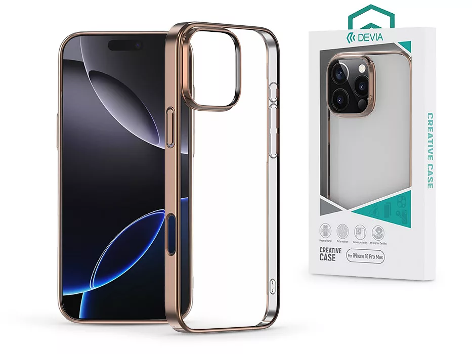 DEVIA Apple iPhone 16 Pro Max Glimmer Series tok, rose gold (ST116238)