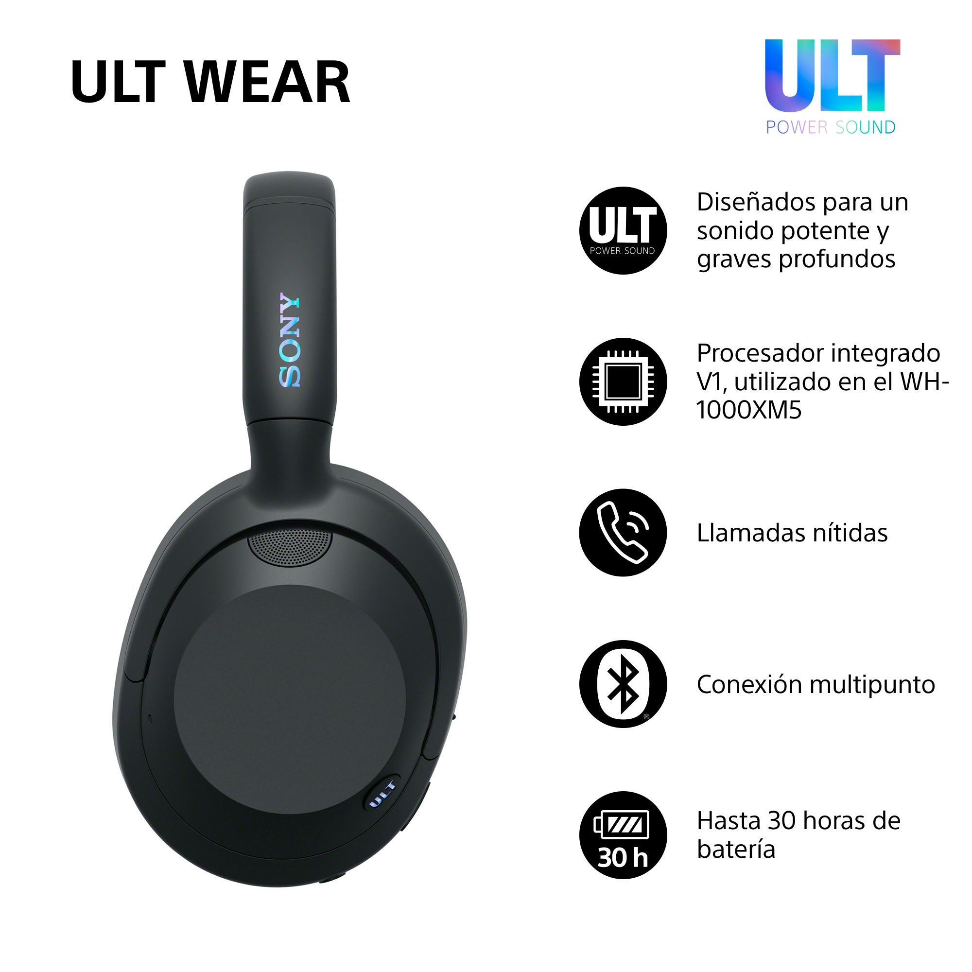 Sonido potente y graves profundos. Procesador V1, utilitzado en los WH-1000XM5. Llamadas nítidas. Conexión multipunto. 30h batería.