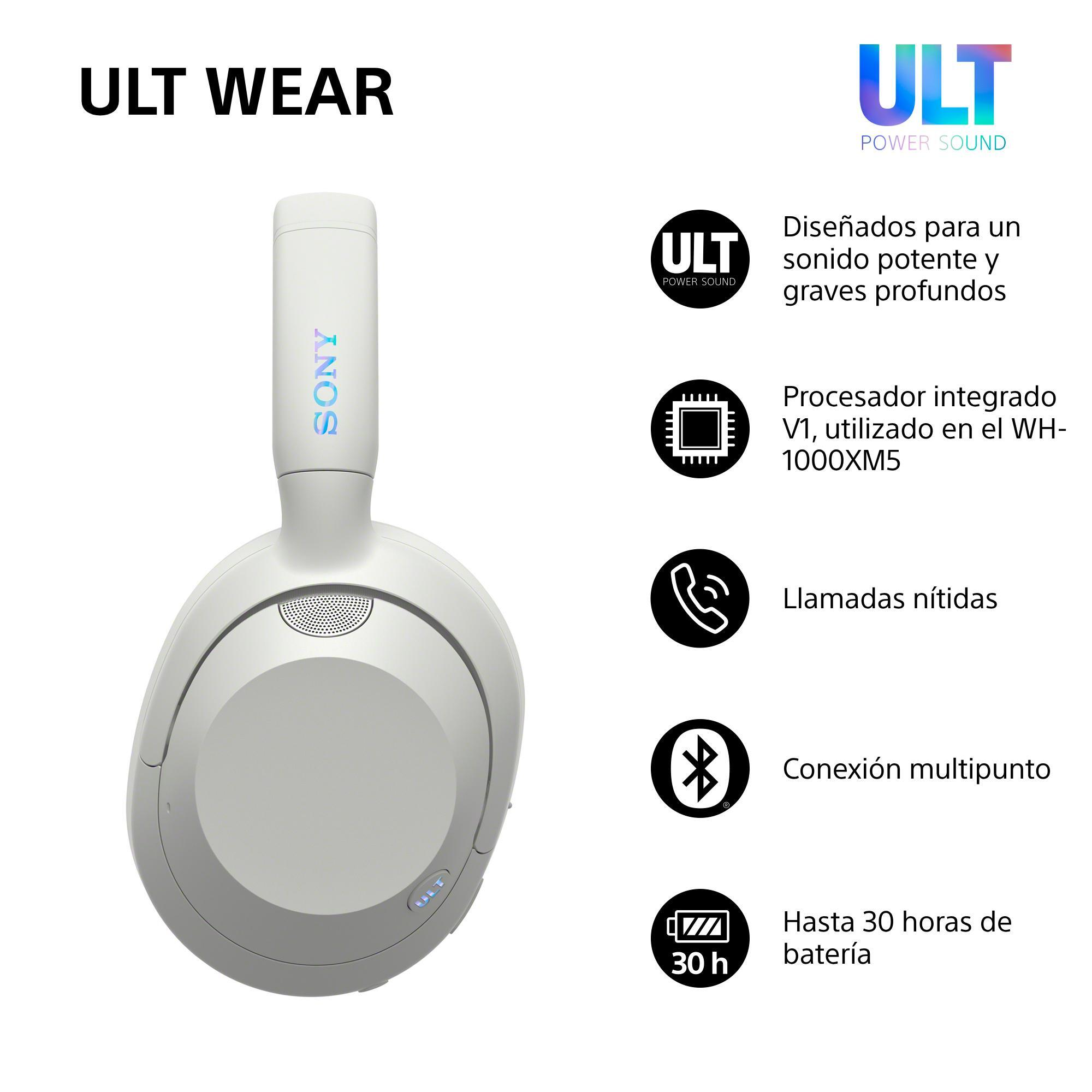 Sonido potente y graves profundos. Procesador V1, utilitzado en los WH-1000XM5. Llamadas nítidas. Conexión multipunto. 30h batería.