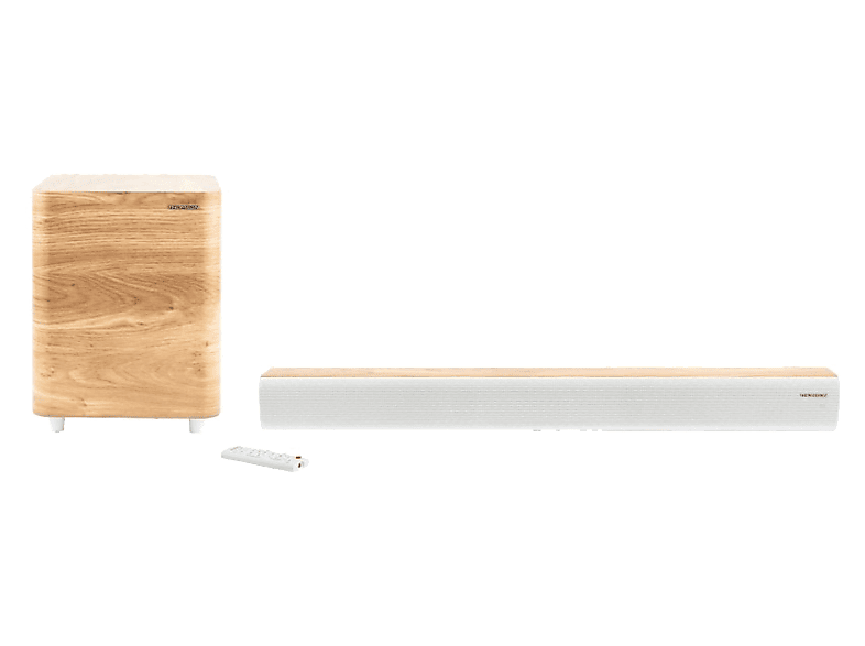 Barra de sonido – Thomson SB400BT, Subwoofer Inalámbrico, 100 W RMS (300 Máxima), Bluetooth, Blanco