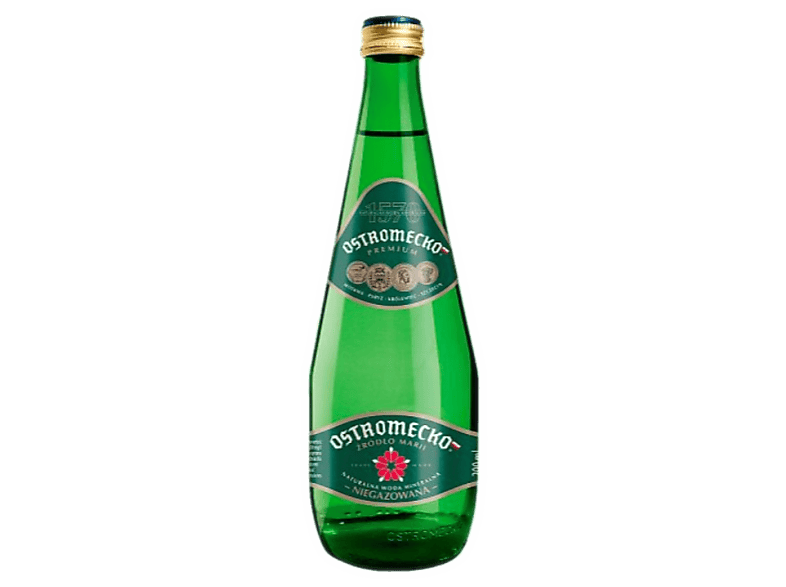 Naturalna woda mineralna OSTROMECKO Niegazowana 300ml Wielokolorowy