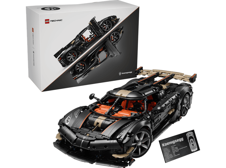 Lego Technic 42232 Koenigsegg Sadair's Spear Hypercar Bausatz