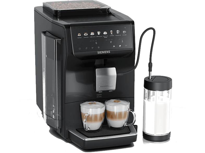 Ekspres ciśnieniowy SIEMENS TP555EM7 EQ500 iAroma Piano Black