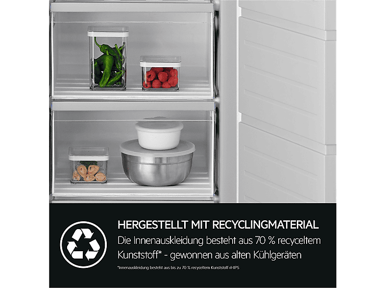 AEG TB7NA181DC Gefrierschrank (D, 212 l, 1769 mm hoch, No Frost (verminderte Eisbildung), Weiß) — Foto 2 von 5