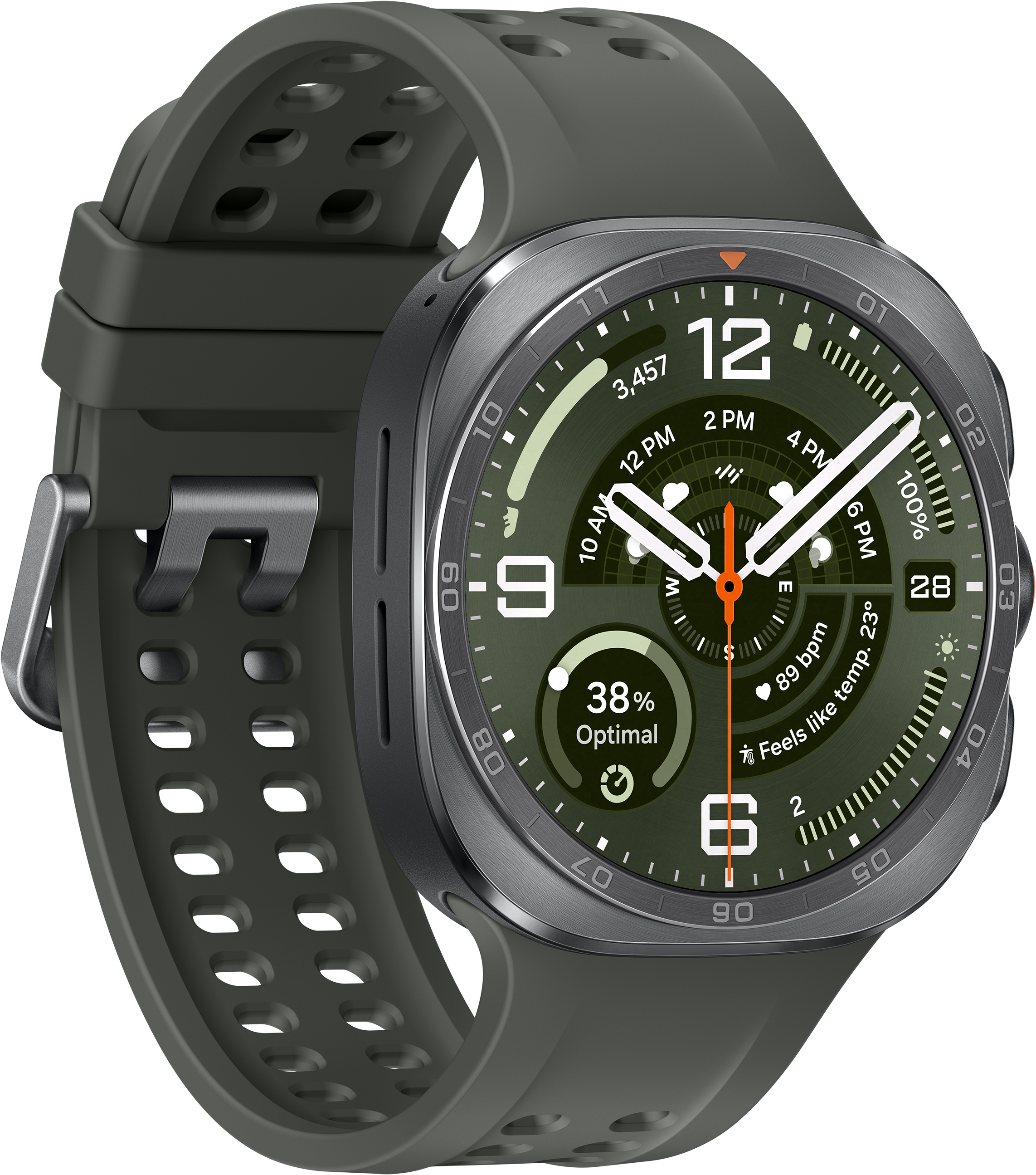 SAMSUNG Galaxy Watch Ultra2 okosóra, 47mm, eSIM, titánezüst (SM-L715FZSAEUE)