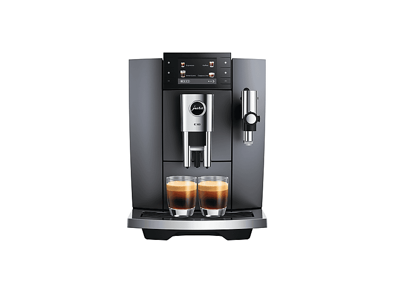 Jura E 10 Kaffeevollautomat (Onyx Grey, Mahlwerk P.A.G.2+, 15 bar, Dampfdüse) — Foto 3 von 5