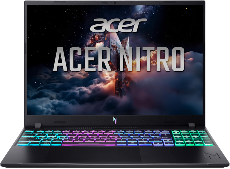 ACER Nitro V NH.U5CEU.009 Gamer laptop (16" WUXGA/Core 7/16GB/1024 GB SSD/RTX5060 8GB/NoOS)