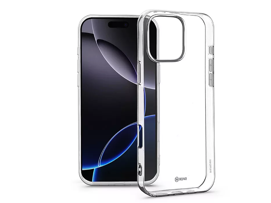 ROAR Apple iPhone 16 Pro Max All Day Full 360 szilikon tok, átlátszó (KC312083)