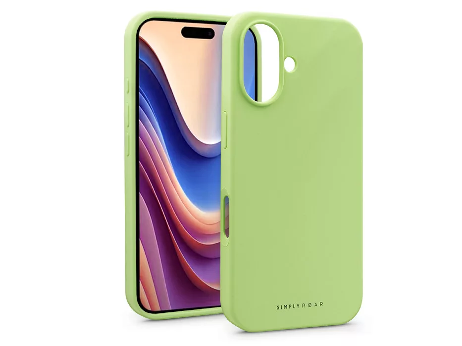 ROAR Apple iPhone 16 Plus Cloud Skin szilikon tok, zöld (KC311833)