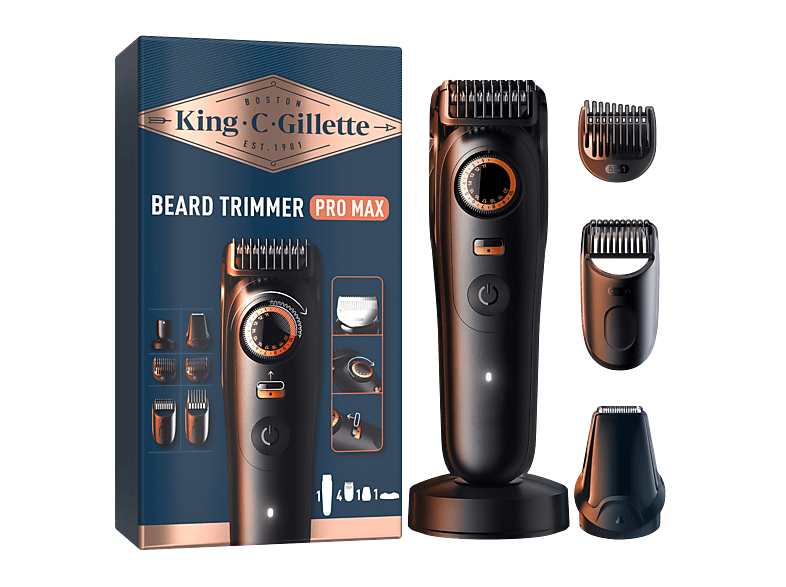 Gillette King C. Pro Max Elektrischer Bartschneider