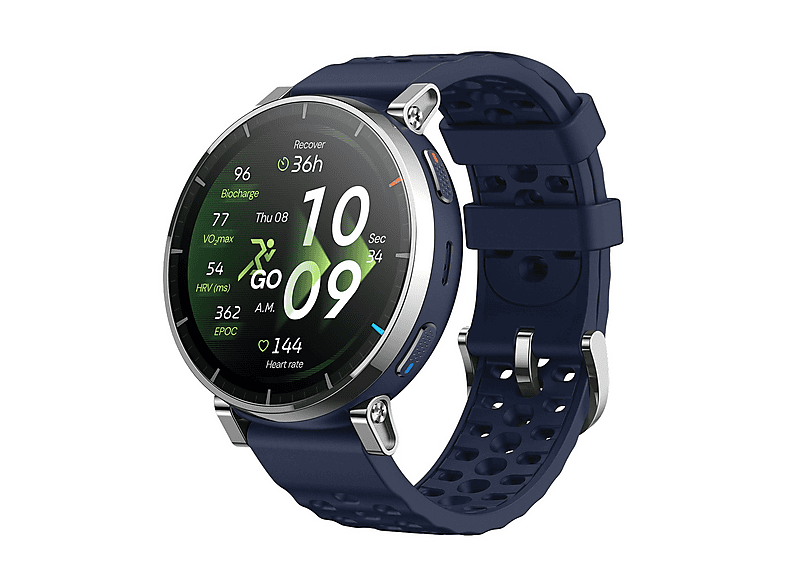 SMARTWATCH AMAZFIT ACTIVE 3 PREMIUM, Display da 1,32 ", Touchscreen, 4 GB, Bluetooth 5.3, Modulo GPS integrato, Waterproof, ATLAS BLUE