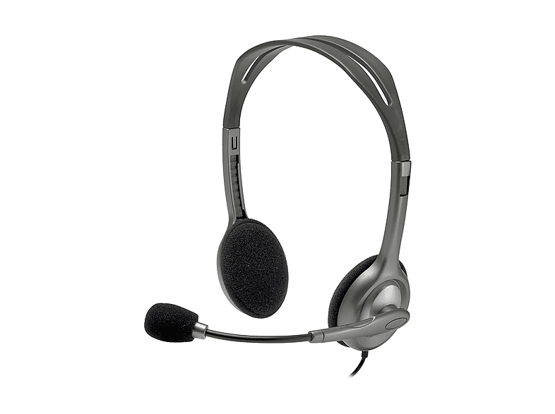 LOGITECH H111 CUFFIE PC, Nero
