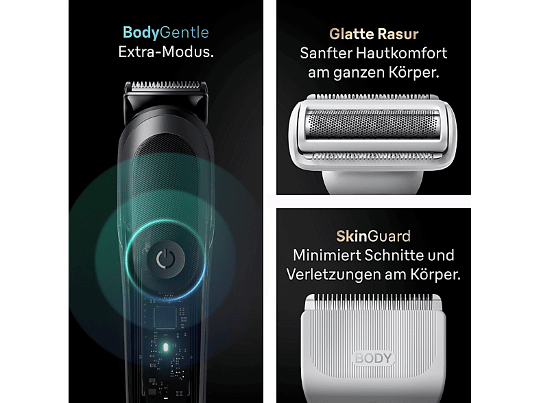 Braun AIO9560 Series 9 All-In-One Style Kit Trimmer & Rasierer, Slate Gray, Akkubetrieb — Foto 2 von 5