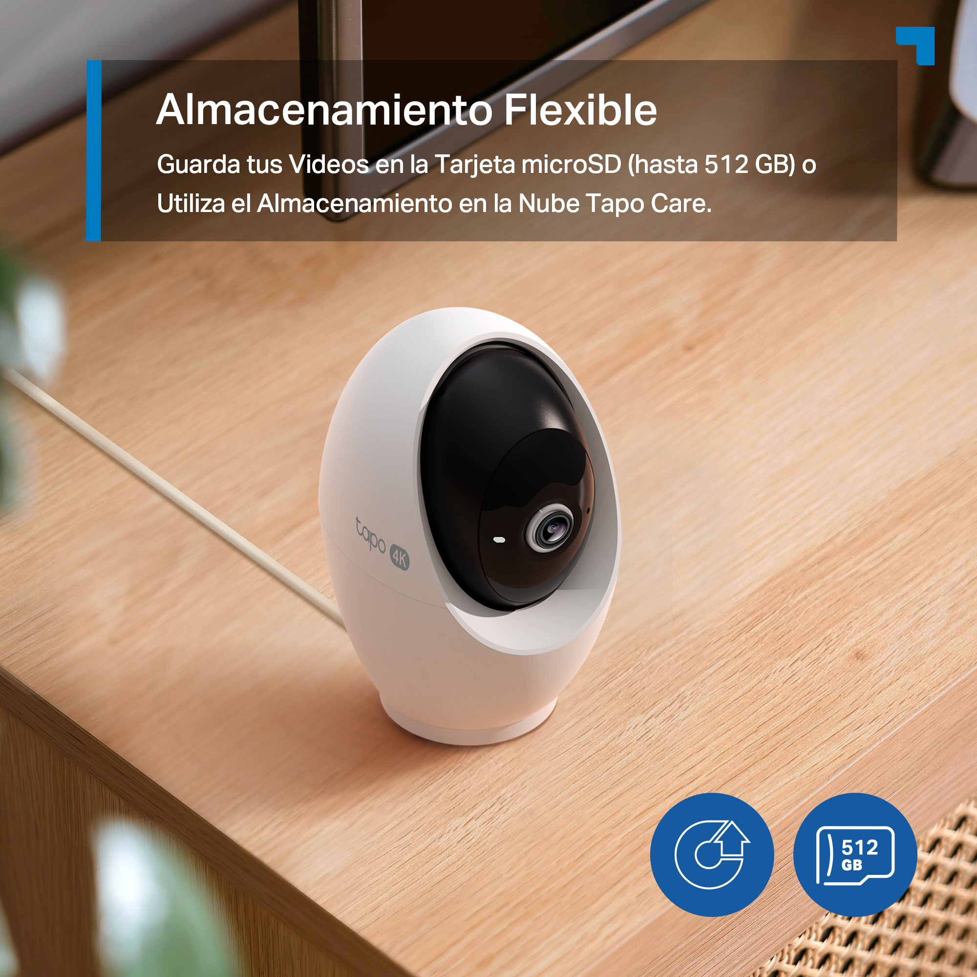 Cámara de vigilancia IP | TP-Link Tapo C260, 4K 8MP, Función de