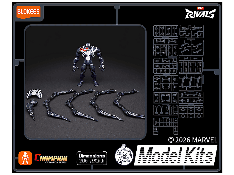 Figura | Magicbox Figura Champion Class Marvel Rivals 07: Venom