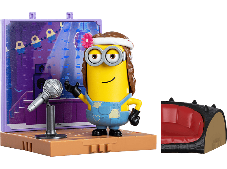 Figura - Magicbox PreCOOL Minions Serie 02 , 10 cm, Plástico (ABS, PVC), Aleatorio