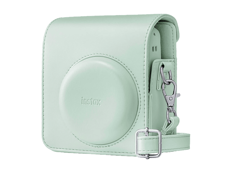 Funda cámara – Fujifilm Instax Mini 13, Cuero sintético, Verde