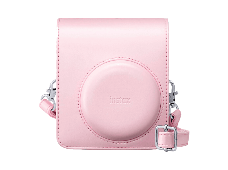 Funda cámara – Fujifilm Instax Mini 13, Cuero sintético, Rosa