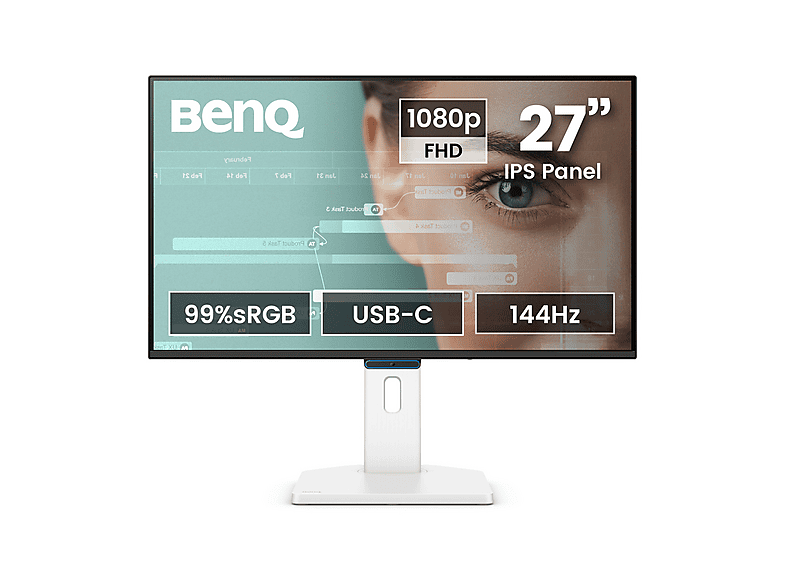 immagine di BenQ GW2790TC Monitor PC 27" Full HD IPS 144 Hz (Bianco - Nero)