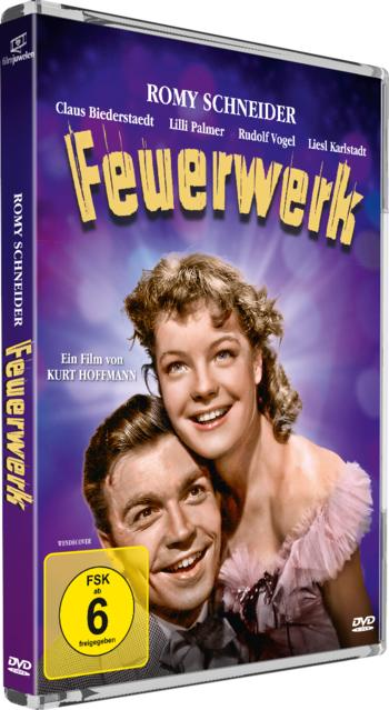 DVD-Cover mit Romy Schneider und Claus Biederstaedt, Titel Feuerwerk.