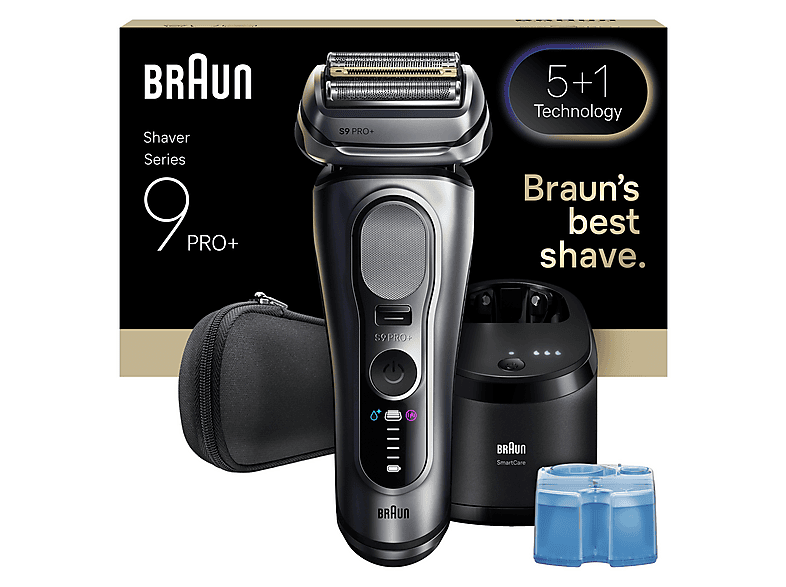 Braun 9667CC Rasierer (Akkubetrieb, Grau, Vibrierende Scherfolien)