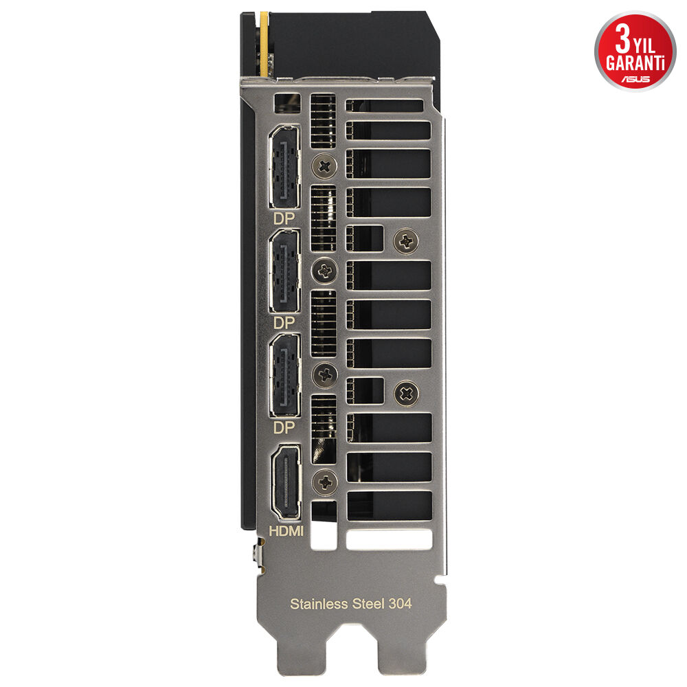 Ekran kartı bağlantı noktaları: 3x DP, 1x HDMI. Paslanmaz Çelik 304 kasa.