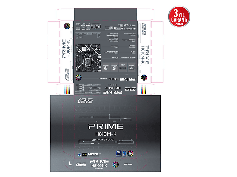 値下【ケース新品】 GA-H81M　8GB SSD Win11 オフィスおまけ有 ASUS Prime H810M-K Anakart Siyah Fiyat & Özellik | MediaMarkt