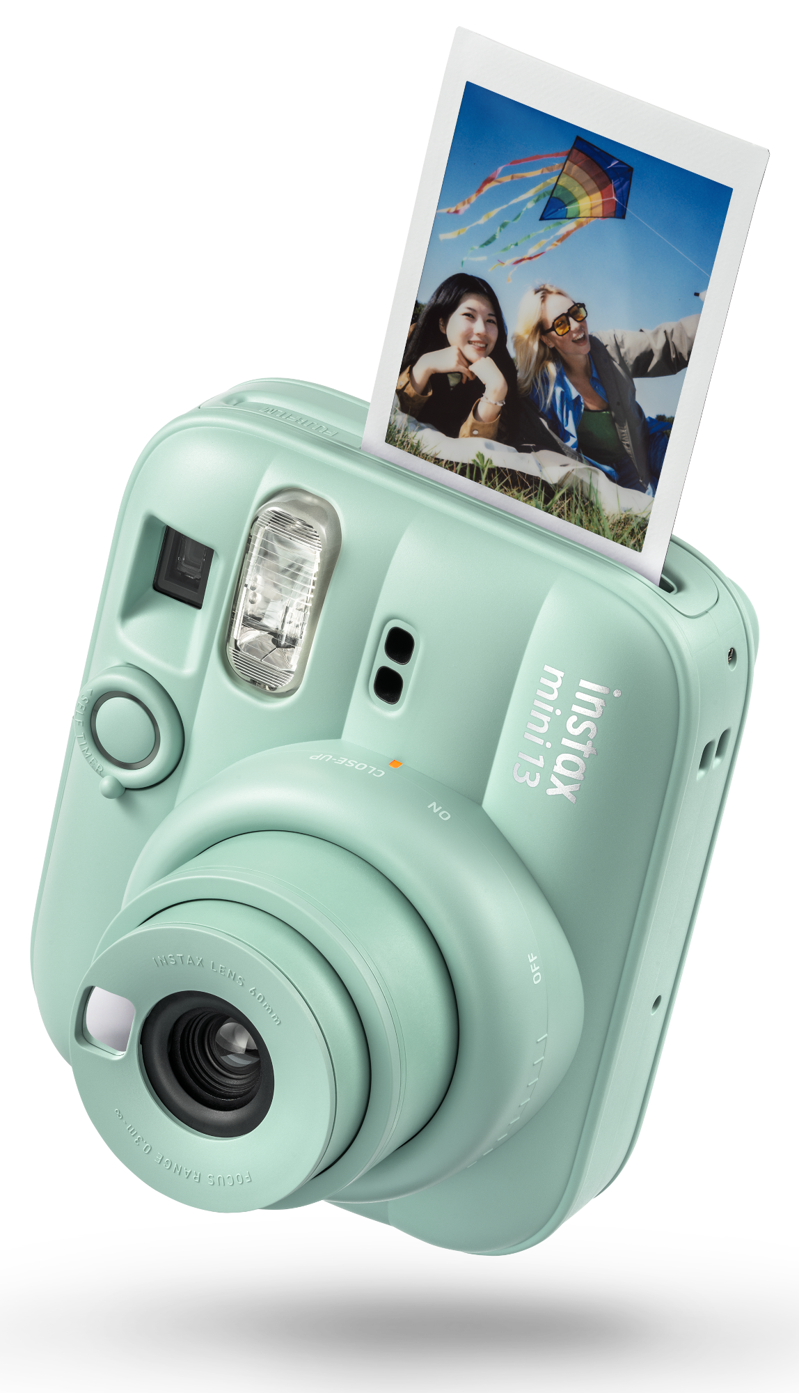 FUJIFILM Instax Mini 13 Lagoon Green instant formátumú fényképezőgép