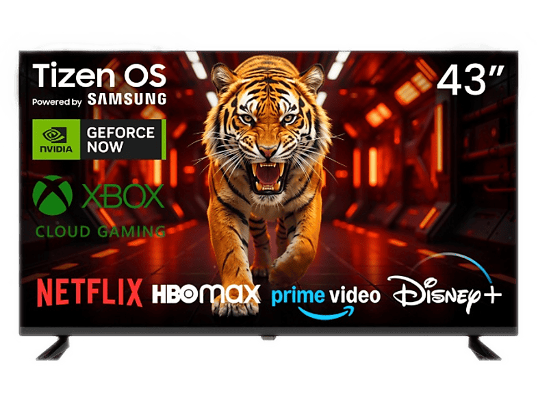 Telewizor LED KIANO Elegance 43 Tizen OS 43" FHD GeForce Now Xbox Cloud Gaming Czarny