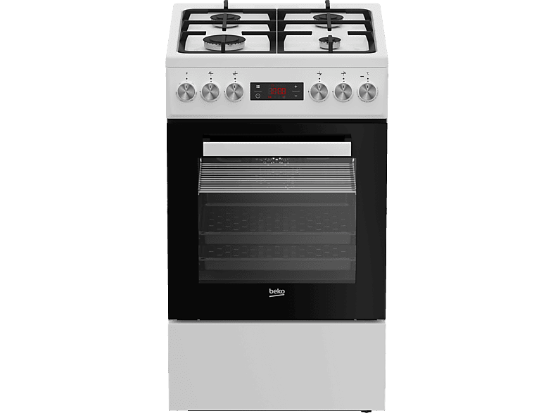 Kuchnia gazowo-elektryczna BEKO FSM52332DWDT Biały