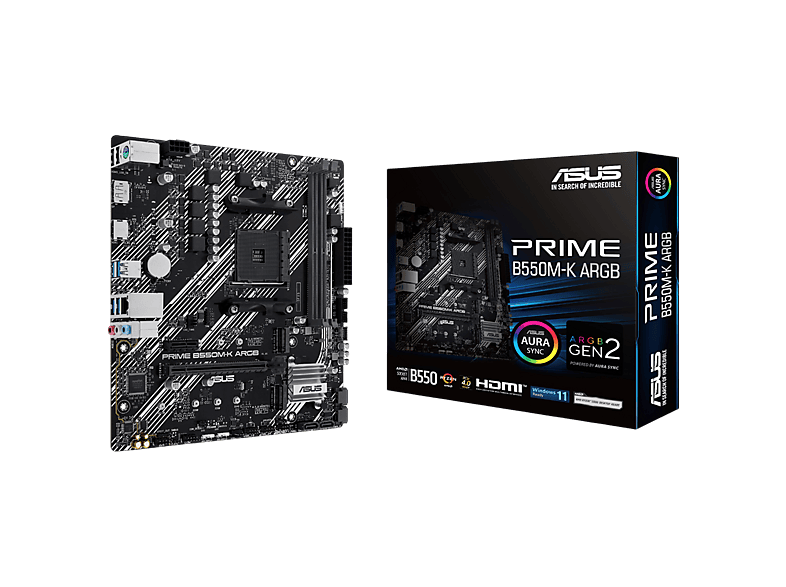 ASUS Prime B550M-K ARGB Anakart Fiyat & Özellik | MediaMarkt