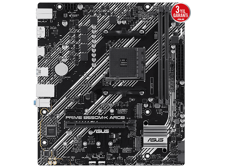 ASUS Prime B550M-K ARGB Anakart Fiyat & Özellik | MediaMarkt