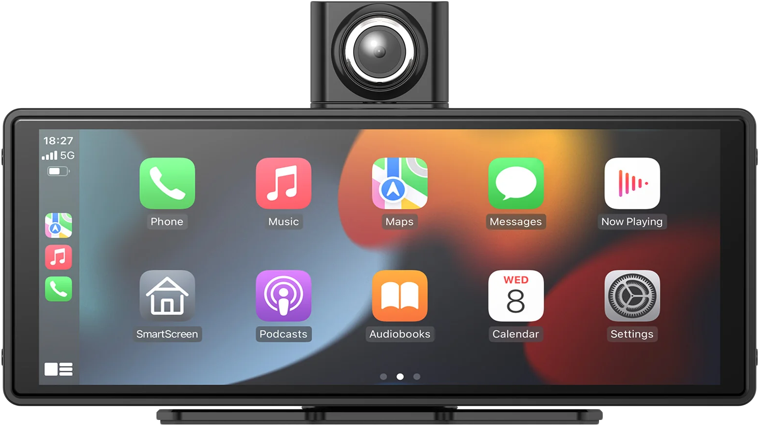 NAVITEL DS1020 DVR Vezeték nélküli Carplay és Android Auto kijelző első hátsó kamerával, 10,26" (DS1020 )