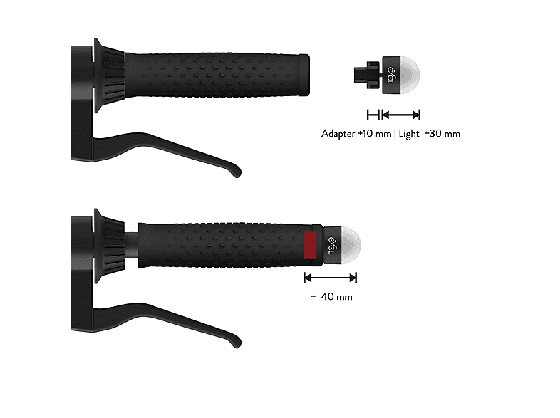 A GROUP SRL WingLights LED-Blinker für E-Scooter mit Adapter; Blinker-Nachrüstsatz — Foto 2 von 5