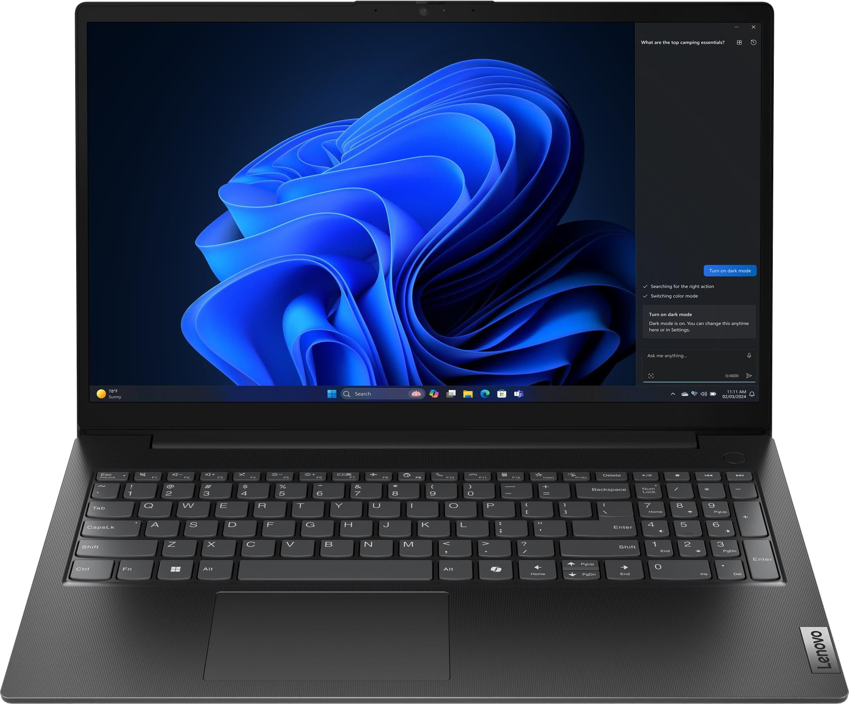 LENOVO Lenovo V15 G5 IRL 83HF00H7HV Laptop (15,6" FHD/Core 7/16GB/1024 GB SSD/NoOS)