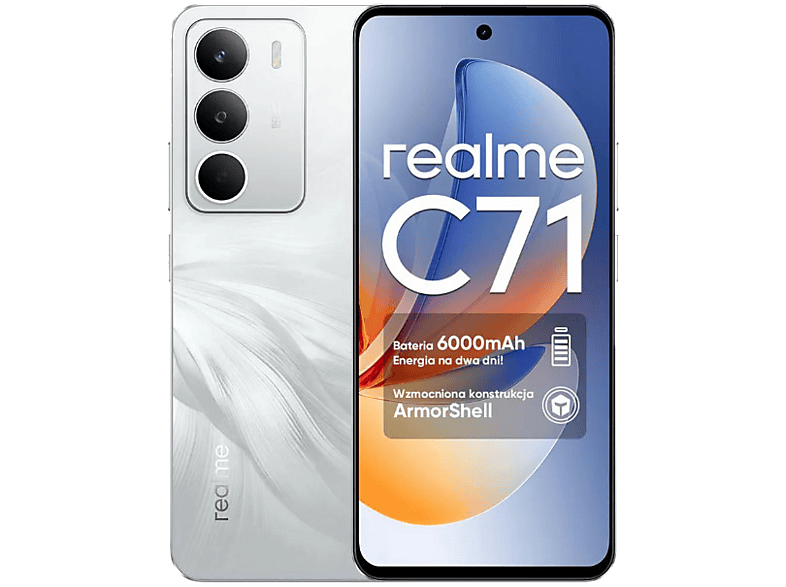 Smartfon REALME C71 4/256GB Biały