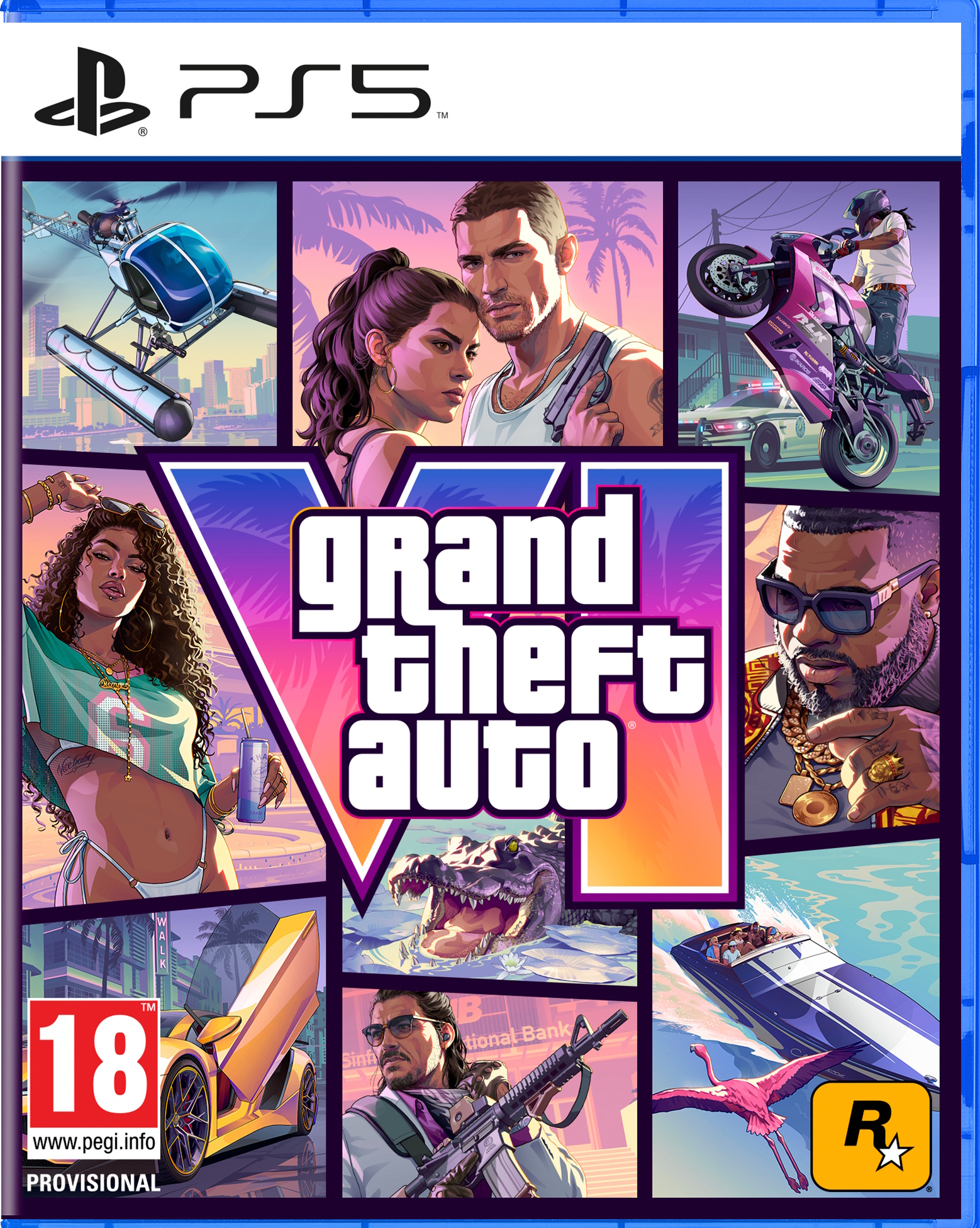 Rockstar Grand Theft Auto 6 (gta Vi) (ps5) Code In A Box