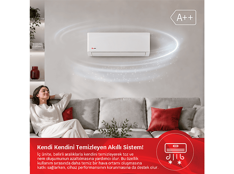 DAYLUX 12000 BTU Duvar Tipi Inverter Split Klima Fiyat & Özellik